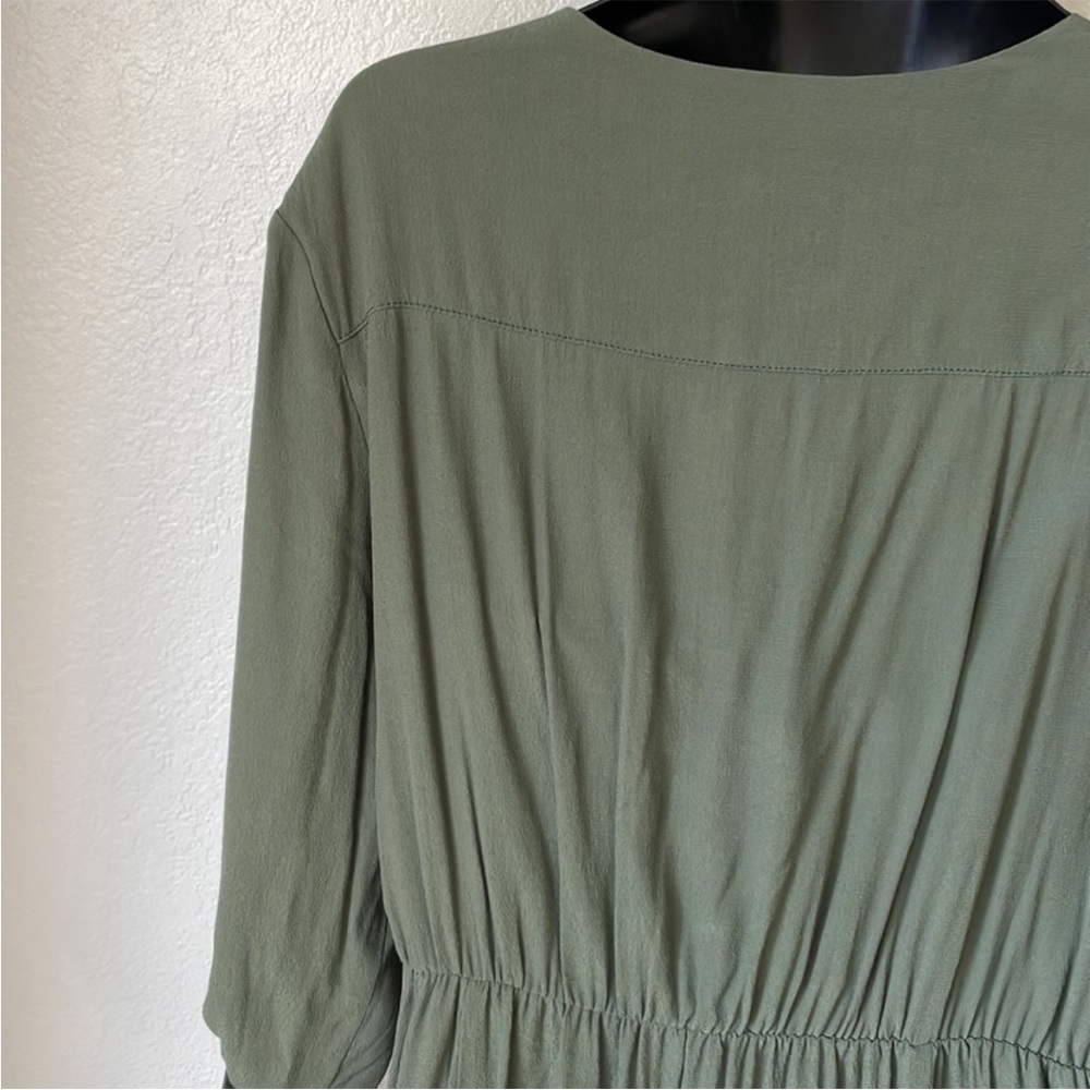 Anthropologie Olive Green Dress - Picture 5 of 6